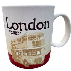 2016 Starbucks Global Icon City Series LONDON double decker coffee mug cup 16oz